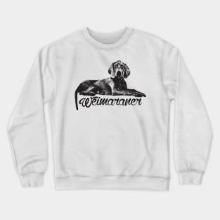 Weimaraner puppy Crewneck Sweatshirt